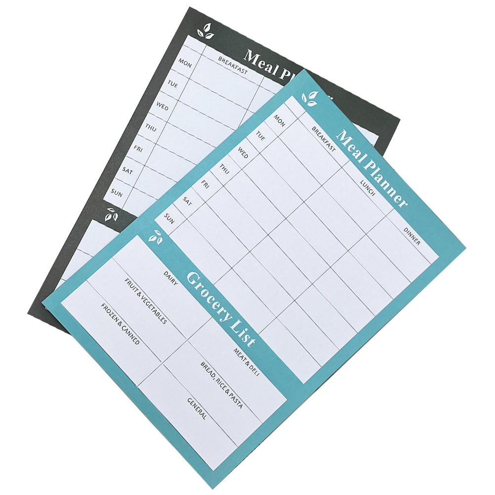 Meal Prep Weekly - 2Pcs Weekly Meal Planner Notebook Diet