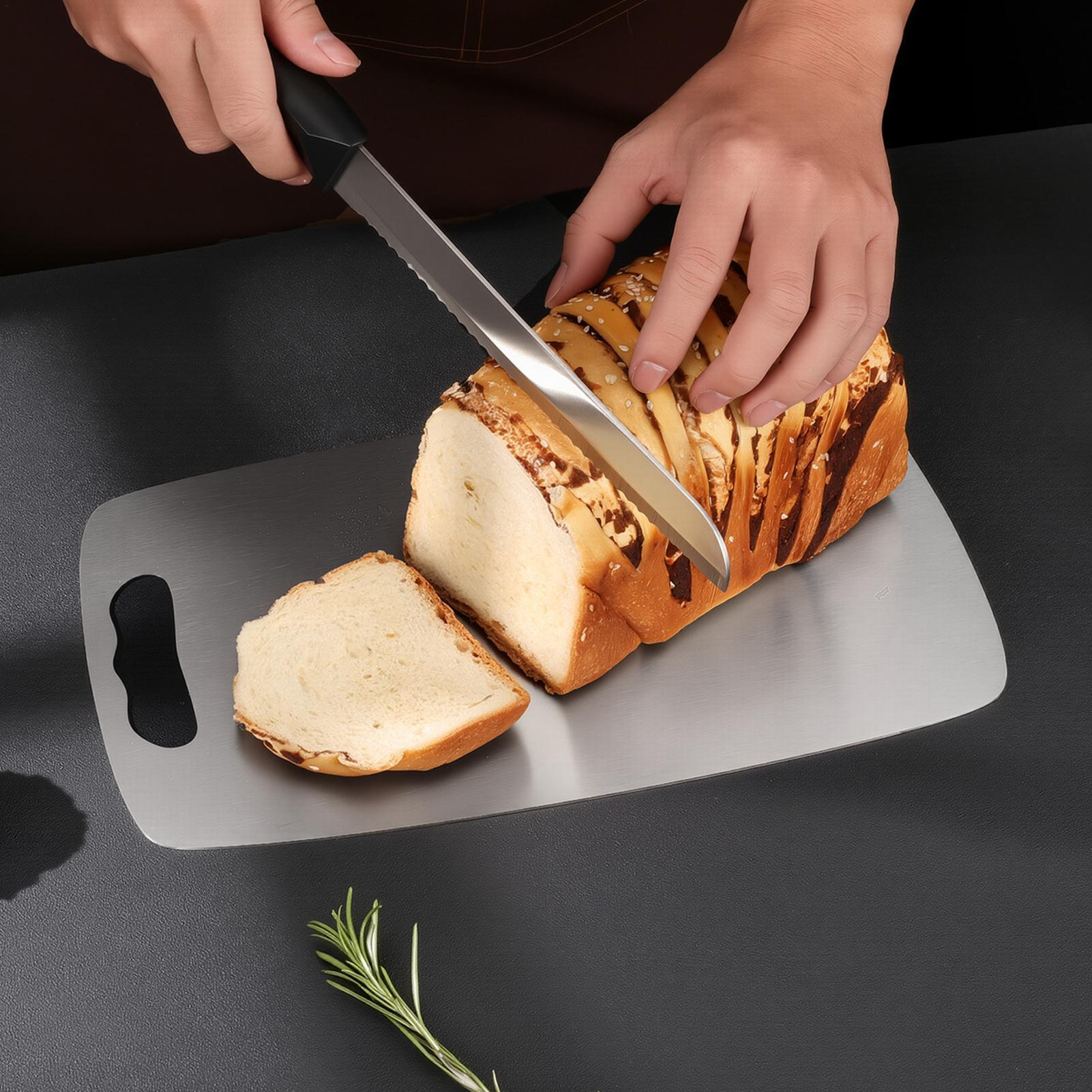 Meal Prep Chicken - Stainless Steel Cutting Board Double Sided
