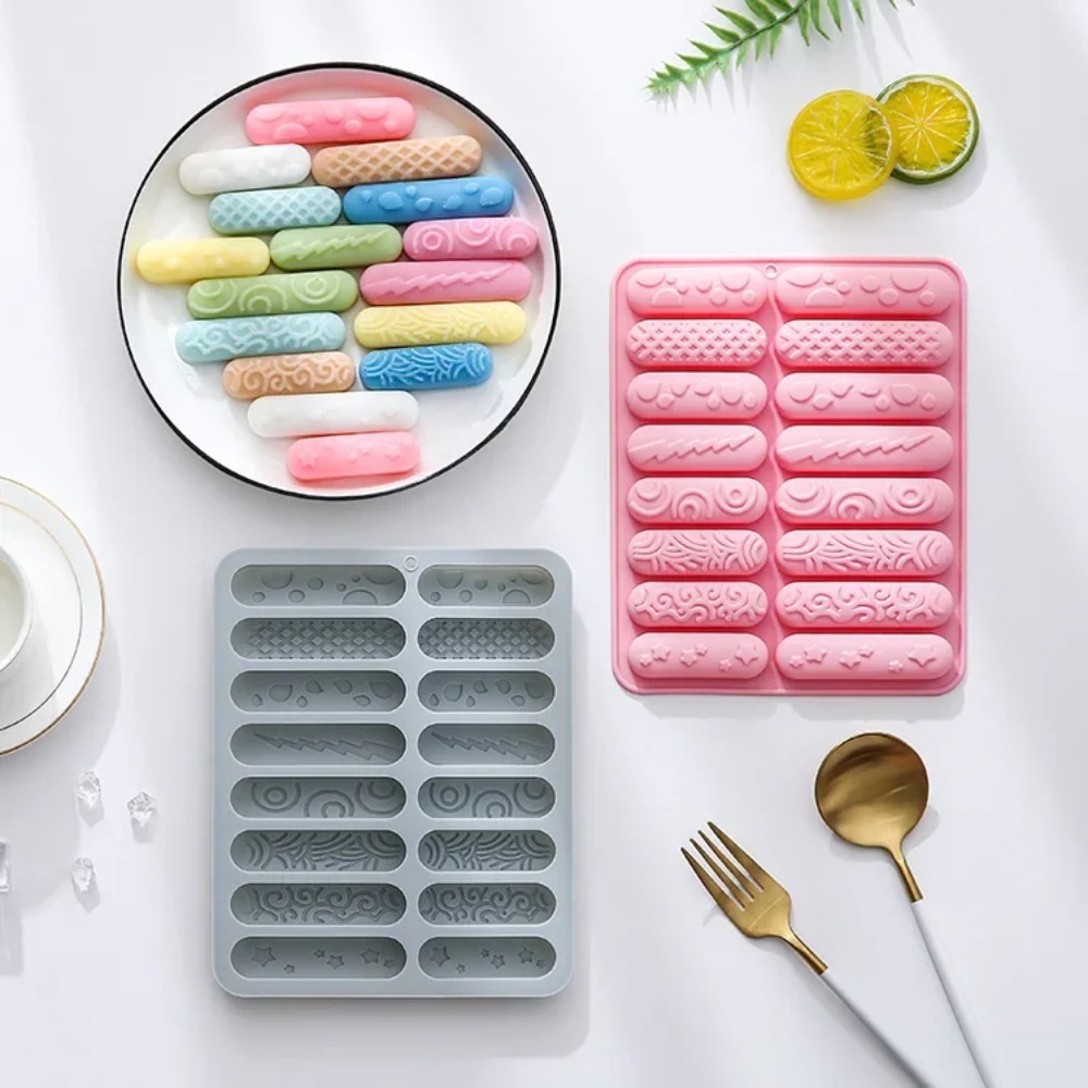 Meal Prep Protein - 16-Cavity 8-Texture Silicone Stick Mold Keto