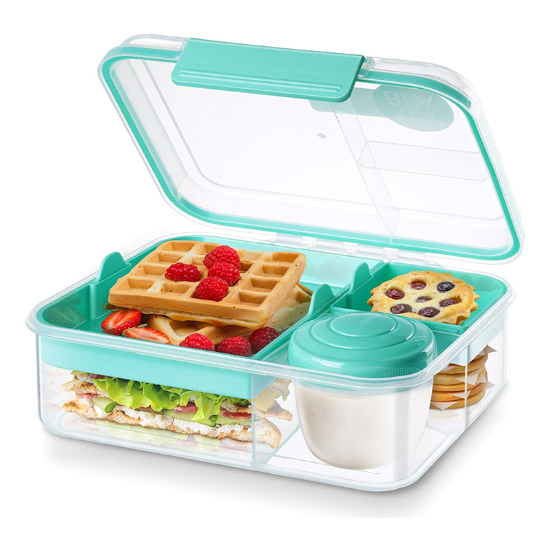 Meal Prep Menu - 4 Compartment Leakproof Bento Lunch Box
