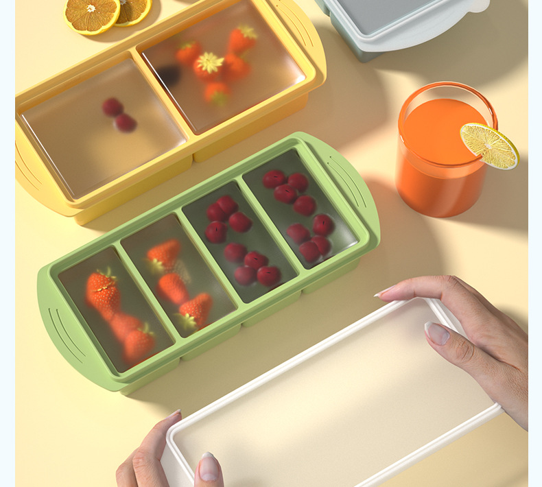 1000ML Silicone Freezer Tray w - огляд і ціна Meal Prep Menu
