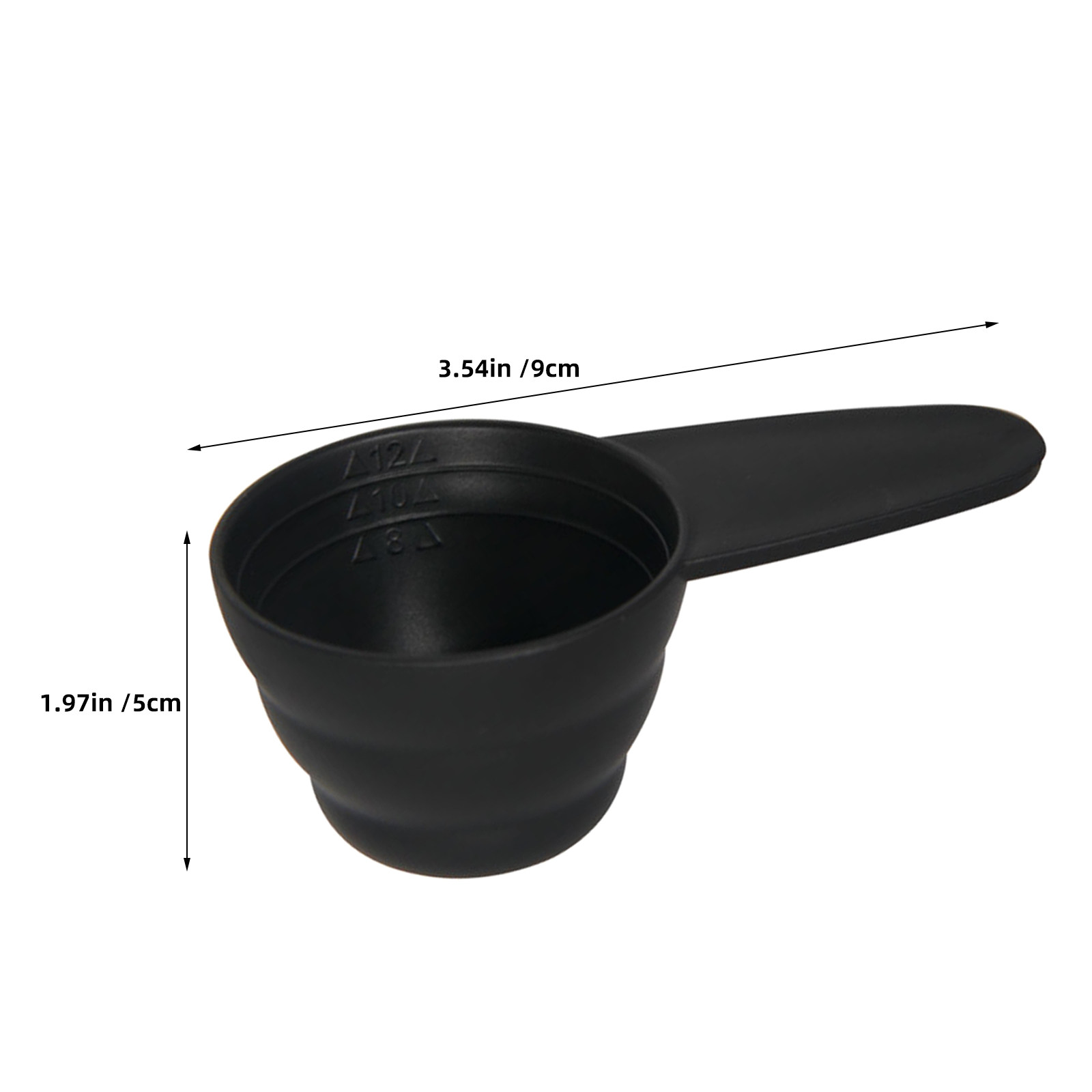 12Pcs Black Measuring Scoops f - огляд і ціна Meal Prep Protein