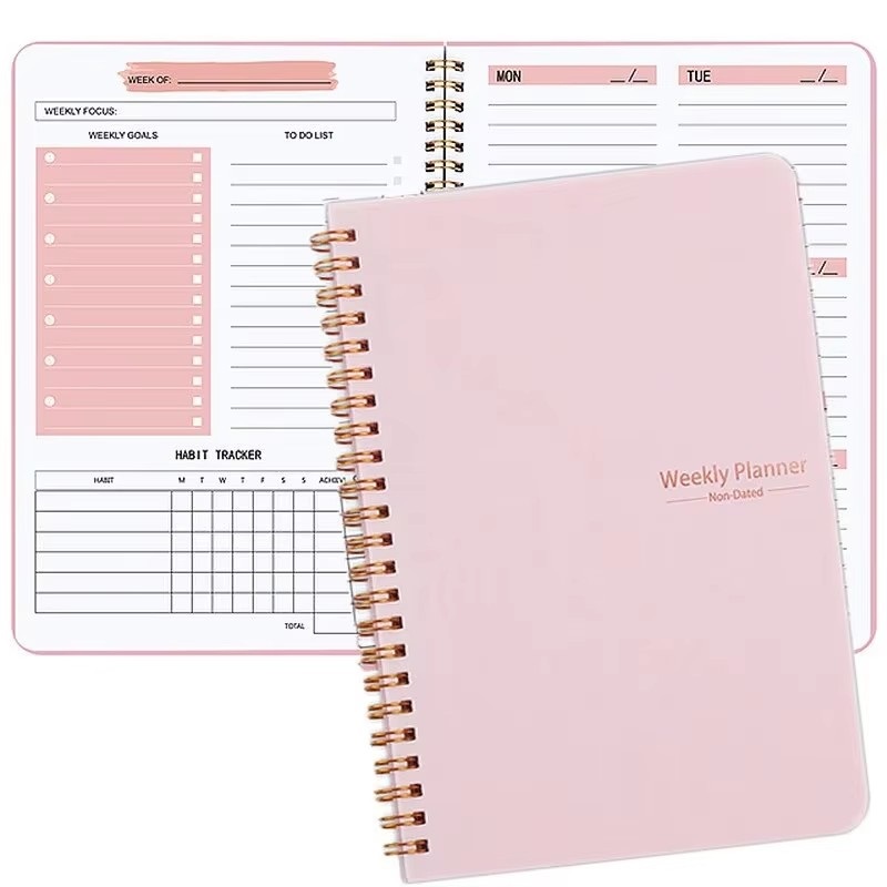 Undated Weekly Planner A5 Week - огляд і ціна Meal Prep Weekly