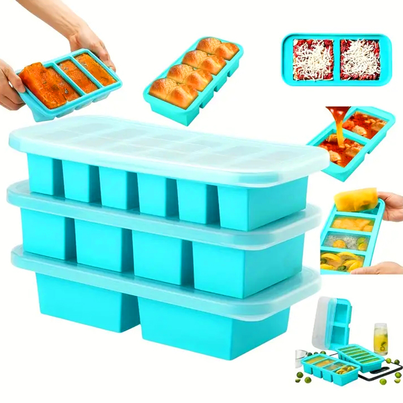 2 or 3-piece Silicone Freezer  - огляд і ціна Meal Prep Menu