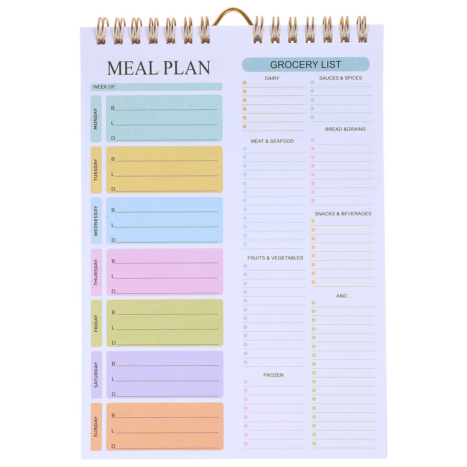 Weekly Meal Planner Notebook A - огляд і ціна Meal Prep Weekly