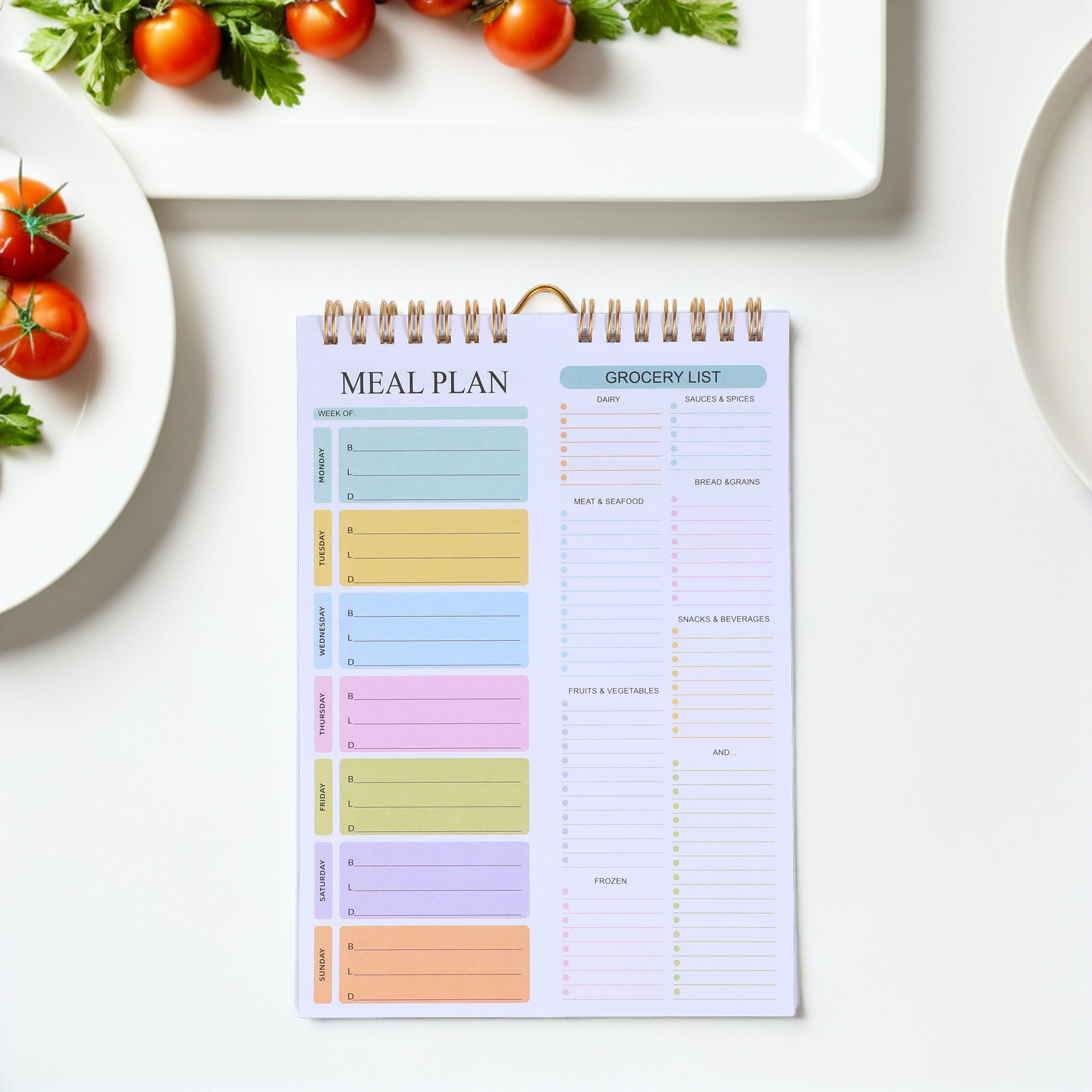 Weekly Meal Planner Notebook A - огляд і ціна Meal Prep Weekly