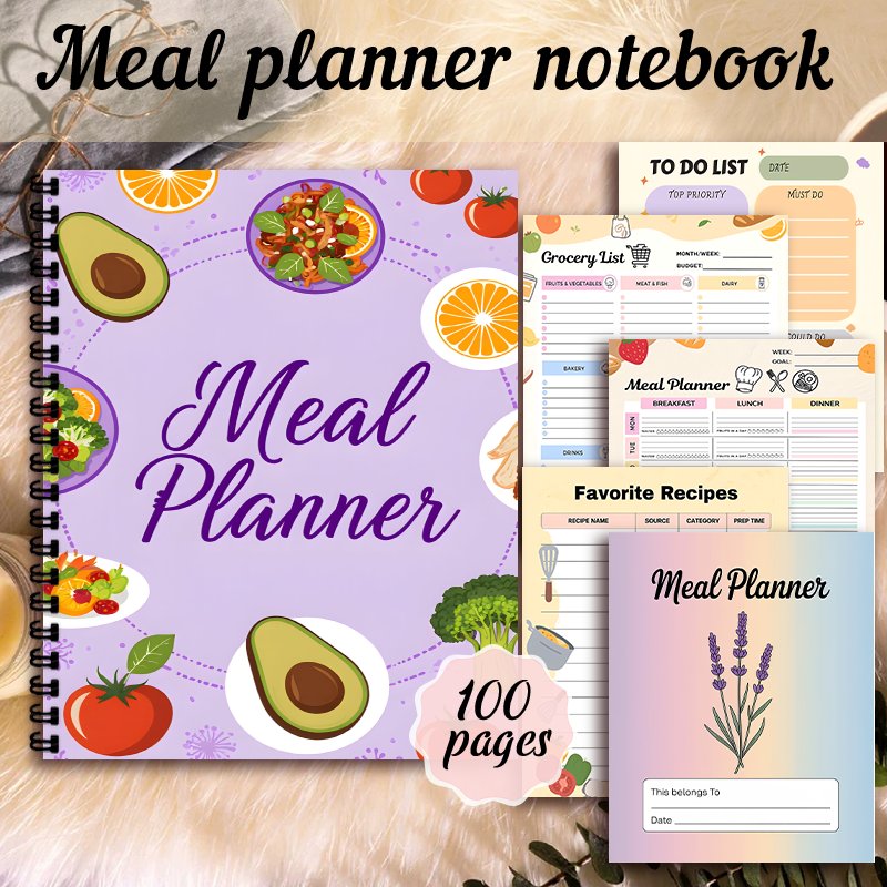 Meal Planner, Meal Prep Planne - огляд і ціна Meal Prep Weekly