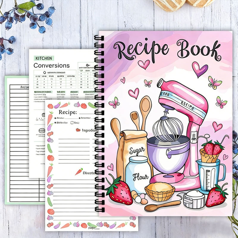 Recipe Logbook 100 Sheets Empt - огляд і ціна Meal Prep Menu