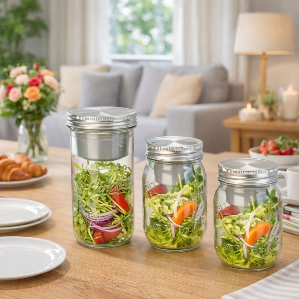 16/24 Oz Salad Glass Jars Wide - огляд і ціна Meal Prep Weekly