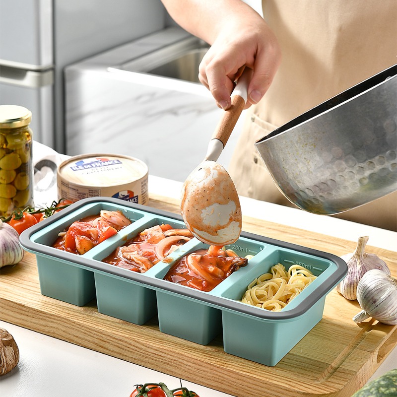 1pc Silicone Food Freezer Tray - огляд і ціна Meal Prep Menu