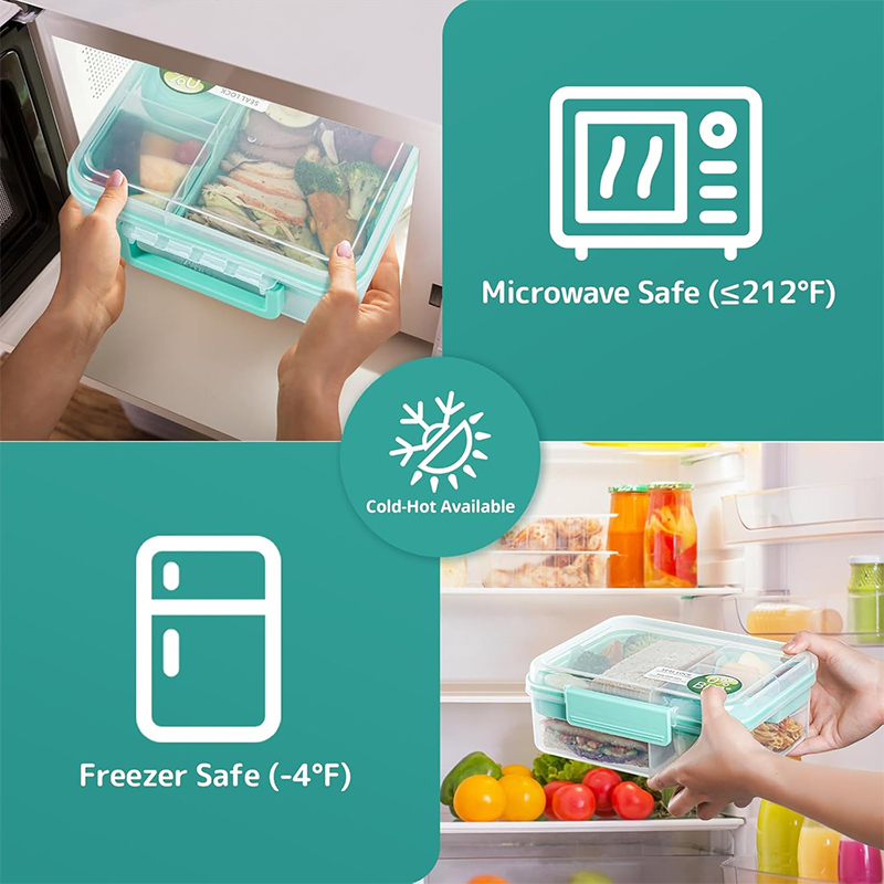 4 Compartment Leakproof Bento  - огляд і ціна Meal Prep Menu