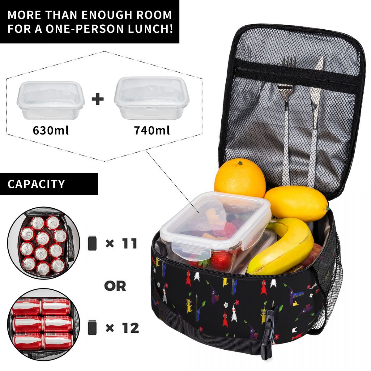 Bestselling Pikmin Pattern Red - огляд і ціна Meal Prep Yellow