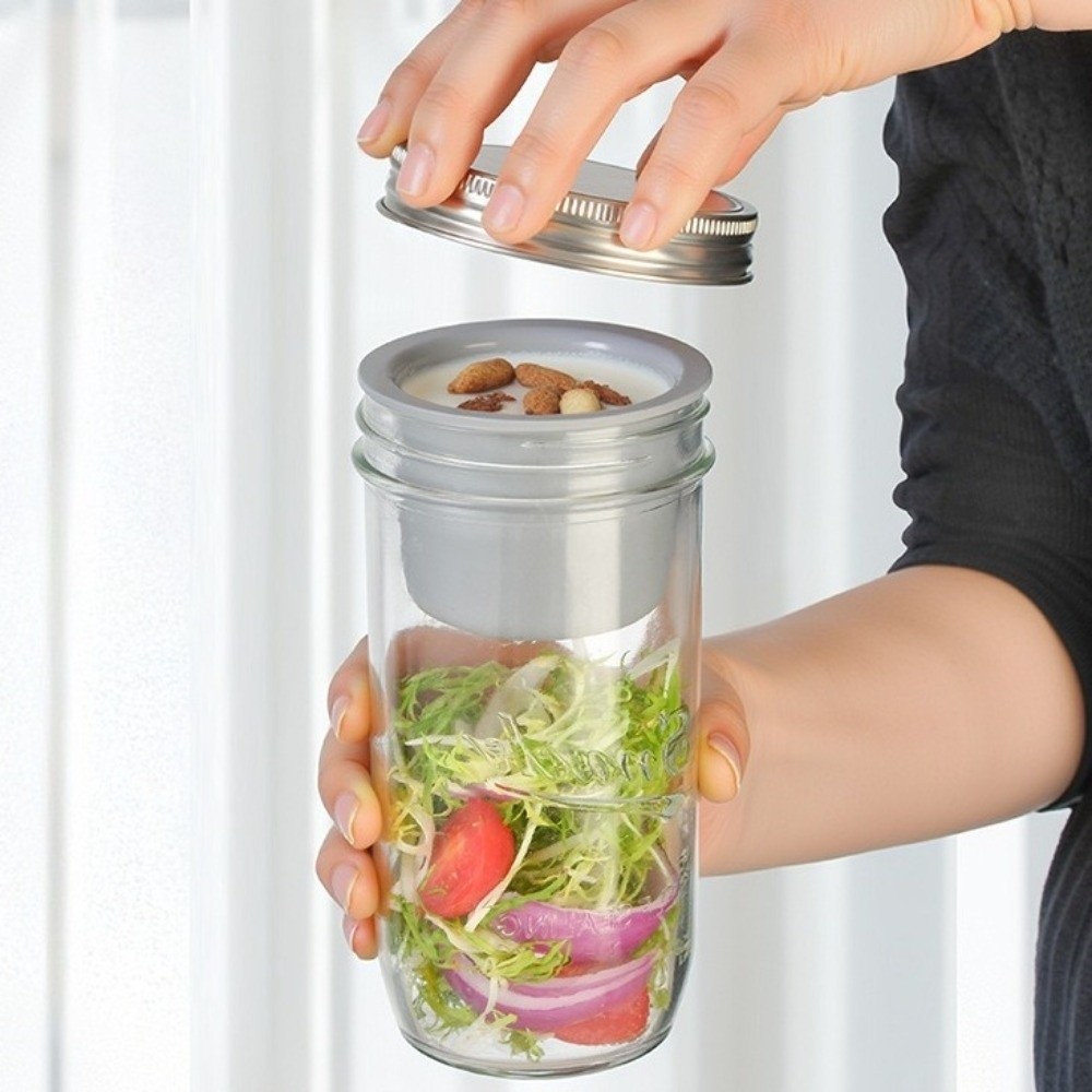 16/24 Oz Salad Glass Jars Wide - огляд і ціна Meal Prep Weekly