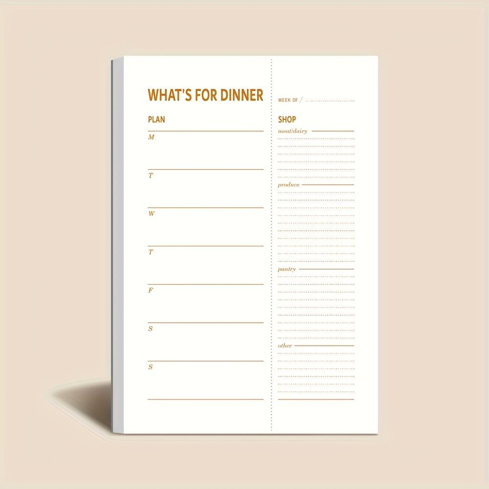 1pc Daily Diet Plan Notebook,  - огляд і ціна Meal Prep Menu