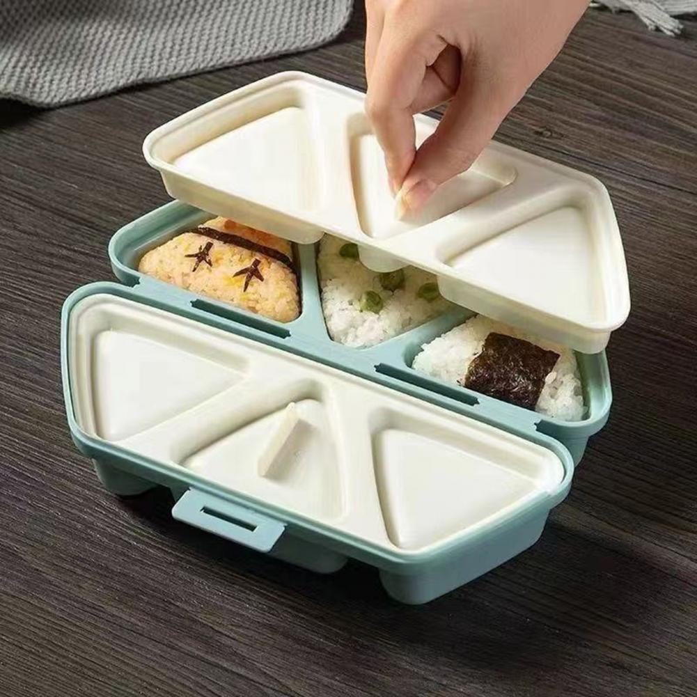 6-Cavity Triangle Onigiri Mold - огляд і ціна Meal Prep Onigiri